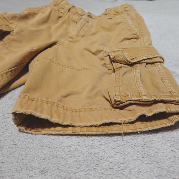 Vintage Abercrombie &‎ Fitch Cargo Shorts Khaki Y2K Paratrooper - Picture 10 of 16